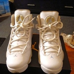 Jordan 6 Rings white/Sand 6.5Y